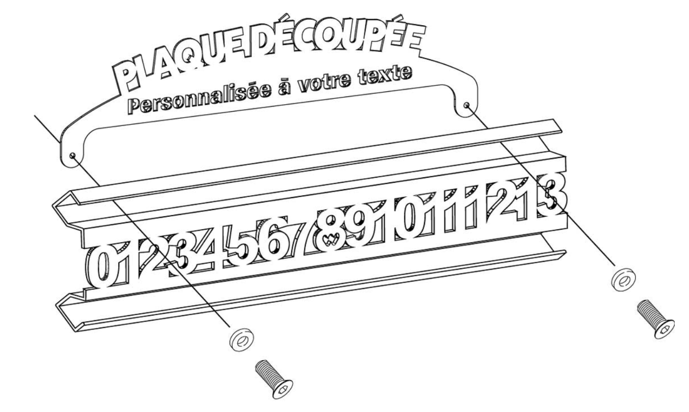 Pack Compteur + Support + Plaque Personnalisée